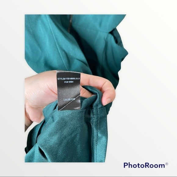 LULU'S Dark Green Sleeveless Cutout Bodycon Mini Cocktail Dress Medium - Picture 10 of 12